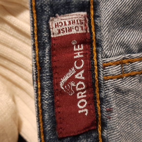 Jordache y2k vintage denim jeans great condition back pocket design low-rise - Picture 8 of 9